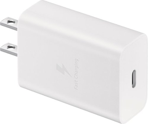 Samsung - Fast Charging 15W USB Type-C Wall Charger - White