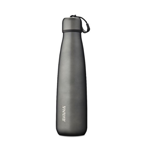 Avana - Ashbury Insulated Stainless Steel 18 oz. Water Bottle - Gunmetal