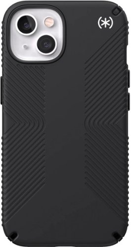 Speck - Presidio2 Grip with Magsafe for iPhone 13 - BLACK/BLACK/WHITE