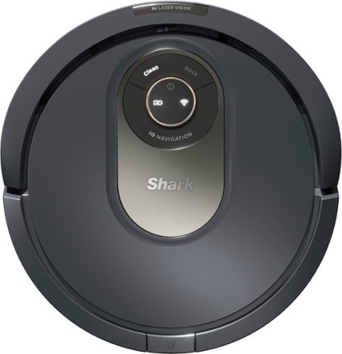 Shark - AV2001 AI Robot Vacuum with LIDAR Navigation, Home Mapping, Perfect for Pet Hair, Works with Alexa, Wi-Fi Connected - Gray
