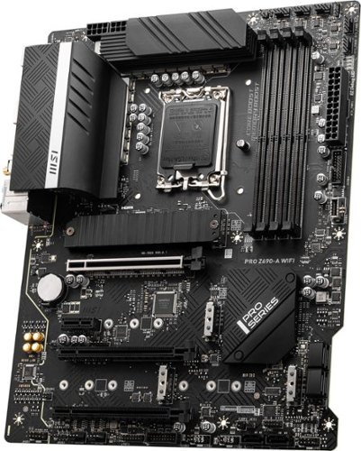 MSI PRO Z690-A WIFI (SOCKET LGA 1700) INTEL Z690 ATX DDR5 WI-FI 6E MOTHERBOARD - BLACK GLOBAL SHIPPING