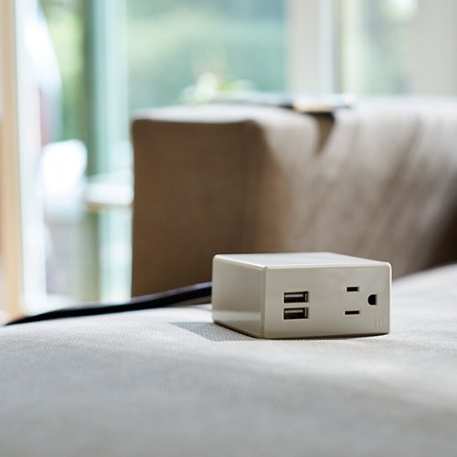 charg 2in1 Side Table Power - White HOW TO BUY
