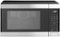 GE - 1.0 Cu. Ft. Convection Countertop Microwave with Air Fry - Black Stainless Steel-Front_Standard