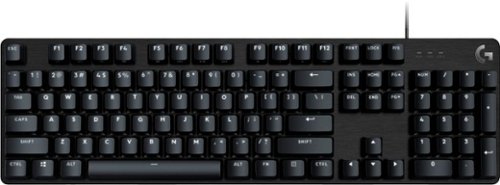 Logitech - G413 SE Full-Size Wired Mechanical Tactile Switch Gaming Keyboard for Windows/Mac with Backlit Keys - Black