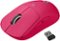 Logitech - PRO X SUPERLIGHT Lightweight Wireless Optical Gaming Mouse with HERO 25K Sensor - Wireless - Magenta-Front_Standard