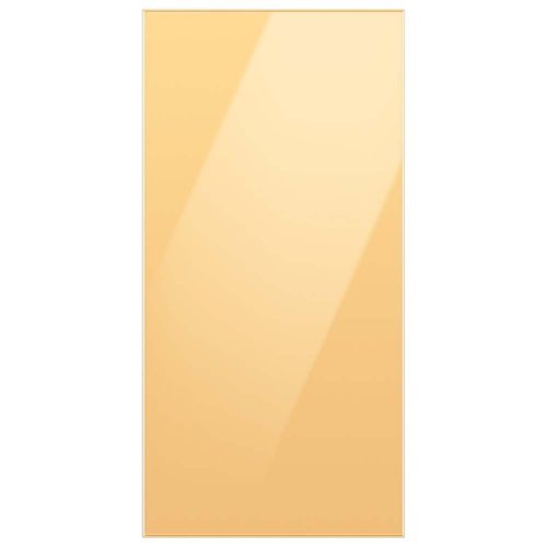 Samsung - Bespoke 4-Door French Door Refrigerator Panel - Top Panel - Sunrise Yellow Glass
