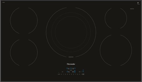 Thermador - Masterpiece Series 36" Built-In Electric Induction Cooktop with 5 elements and Frameless Design - Black