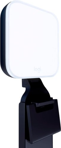 Image of Logitech - Litra Glow Premium LED Streaming Light with TrueSoft, Adjustable mount and Desktop app control for PC/Mac - Graphite