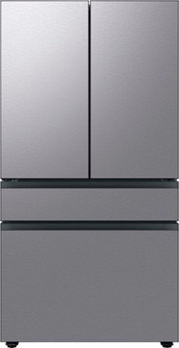 Samsung Bespoke 29 cu. ft 4-Door French Door Refrigerator with Beverage Center - Stainless steel