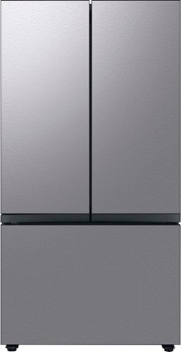 Samsung - 30 cu. ft. Bespoke 3-Door French Door Refrigerator with Beverage Center - Stainless steel