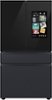 Samsung - BESPOKE 29 cu. ft. 4-Door French Door Smart Refrigerator with Family Hub - Matte Black Steel-Front_Standard