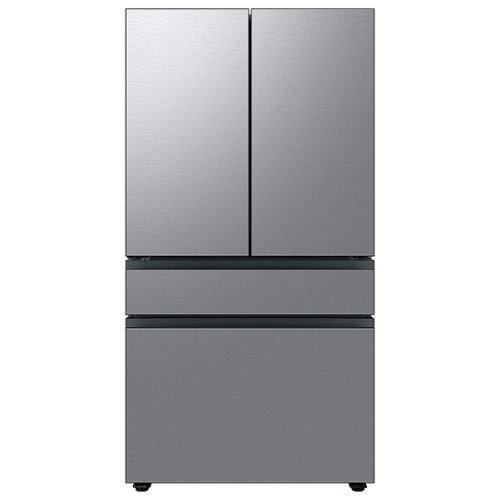 Samsung - BESPOKE 29 cu. ft. 4-Door French Door Smart Refrigerator with AutoFill Water Pitcher - Stainless Steel