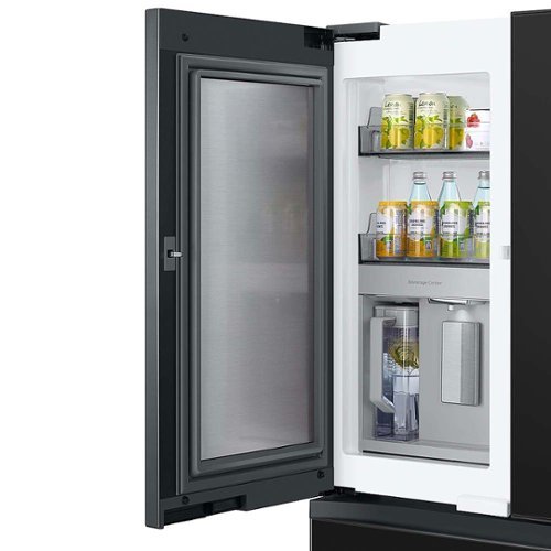 Samsung - BESPOKE 29 cu. ft. 4-Door French Door Smart Refrigerator with Family Hub - Custom Panel Ready
