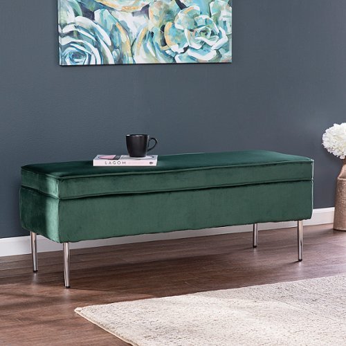 SEI Furniture - Aspley Upholstered Storage Bench