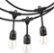 Insignia™ - 24 Ft. Outdoor String Lights - White-Front_Standard
