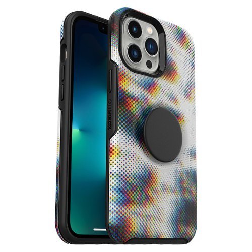 OtterBox - Otter + Pop Symmetry Antimicrobial Case with PopGrip for Apple iPhone 13 Pro Max / 12 Pro Max - Digitone