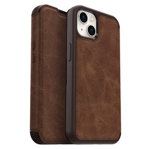 OtterBox - Strada Case for Apple iPhone 13 - Espresso Brown