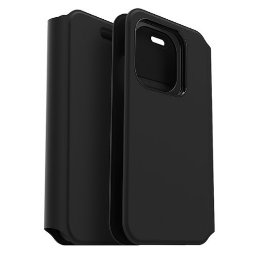 OtterBox - Strada Via Case for Apple iPhone 13 Pro - Black Night