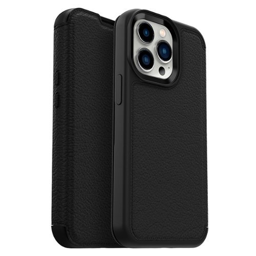 OtterBox - Strada Case for Apple iPhone 13 Pro - Shadow Black