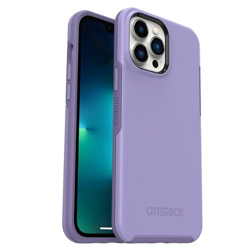 OtterBox - Symmetry Antimicrobial Case for Apple iPhone 13 Pro Max / 12 Pro Max - Reset Purple