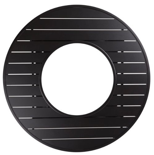 Yardbird® - Fire Table Top - Round - Dark Espresso Brown-Front_Standard 