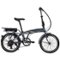 Huffy - Oslo Folding E-Bike w/ 25 mi max Operating Range & 20 mph max Speed - Charcoal-Front_Standard 