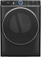 GE Profile - 7.8 Cu. Ft. Stackable Smart Front Load Electric Dryer with Steam and Sanitize Cycle and Washer Link - Carbon Graphite-Front_Standard