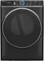 Front. GE Profile - 7.8 cu. ft. Smart Front Load Electric Dryer with Steam and Sanitize Cycle and Washer Link - Carbon Graphite.