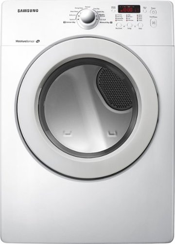  Samsung - 7.3 Cu. Ft. 9-Cycle High-Efficiency Electric Dryer - White