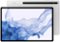 Samsung - Galaxy Tab S8+ - 12.4" 128GB - Wi-Fi - with S-Pen - Silver-Front_Standard