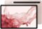 Samsung - Galaxy Tab S8 - 11" 128GB - Wi-Fi - with S-Pen - Pink Gold-Front_Standard