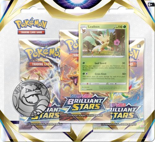 Pokémon - Trading Card Game: Brilliant Stars 3pk Booster - Styles May Vary