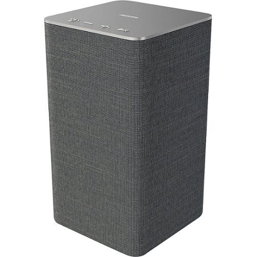 Philips - W6205 Wireless Home Speaker with Built-In LED Light - Gray
