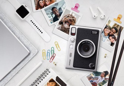 Fujifilm INSTAX MINI Evo Instant Film Camera - Black BUY IN MIDDLE EAST