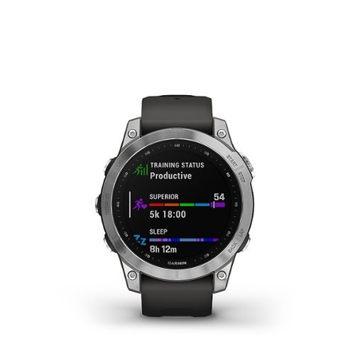 Garmin - fēnix 7 GPS Smartwatch 33 mm Fiber-reinforced polymer - Silver
