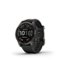 Garmin - fēnix 7S Sapphire Solar GPS Smartwatch 42 mm Fiber-reinforced polymer - Carbon Gray DLC Titanium-Front_Standard