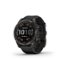 Garmin - fēnix 7 Sapphire Solar GPS Smartwatch 47 mm Fiber-reinforced polymer - Carbon Gray DLC Titanium-Front_Standard