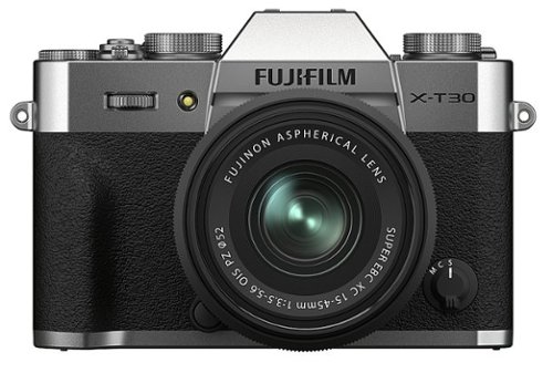 Fujifilm - X-T30 II Mirrorless Camera with XC 15-45mm Lens Kit - Silver