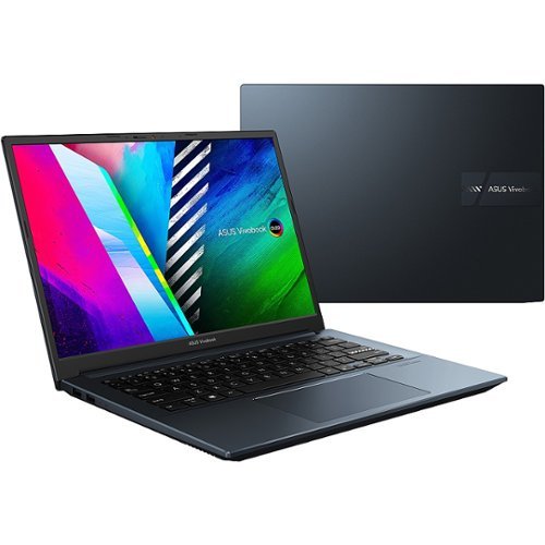ASUS - Vivobook Pro 14 OLED 14" Laptop - AMD Ryzen 7 - 16 GB Memory - NVIDIA GeForce RTX 3050 - 1 TB SSD - Quiet Blue
