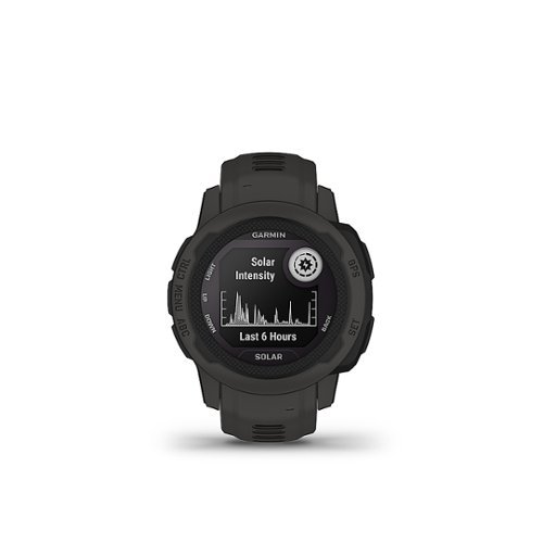 Garmin - Instinct 2S Solar 28mm Smartwatch Fiber-reinforced Polymer - Graphite