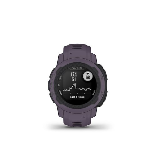 Garmin - Instinct 2S 28mm Smartwatch Fiber-reinforced Polymer - Deep Orchid
