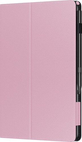SaharaCase - Folio Case for Samsung Galaxy Tab S8 - Clear/Pink