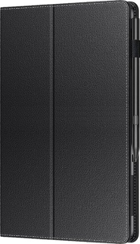 SaharaCase - Folio Case for Samsung Galaxy Tab S8+ and Tab S7 FE - Clear/Black