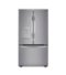 LG - 29 Cu. Ft. French Door-in-Door Smart Refrigerator with External Water Dispenser - Stainless Steel-Front_Standard