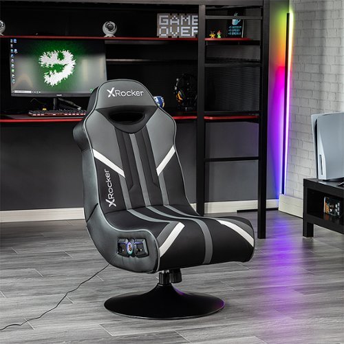 X Rocker - Nebula 2.1 BT Gaming Chair - Black and Gray