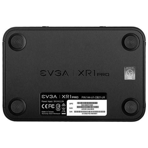 EVGA XR1 Pro Capture Card - Black BUY ONLINE