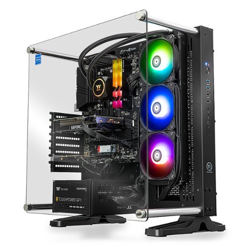 Thermaltake - Shadow 360 Gaming Desktop - AMD Ryzen 5 5600X - 16GB Memory - NVIDIA GeForce RTX 3060 - 1TB NVMe M.2 - Black