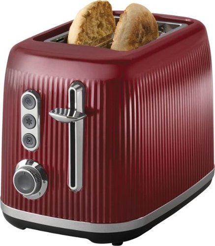 

Oster - 2-Slice Toaster with Quick-Check Lever, Extra-Wide Slots, Impressions Collection - Red