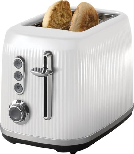Oster - 2-Slice Toaster with Quick-Check Lever, Extra-Wide Slots, Impressions Collection - White