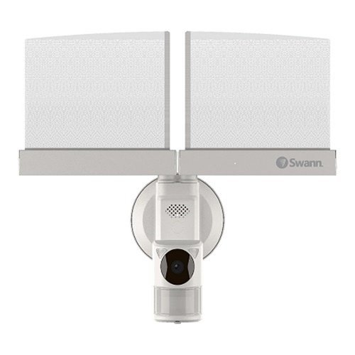 Swann - SwannForce™ Indoor/Outdoor Wired 1080p Slimline Floodlight Camera - White